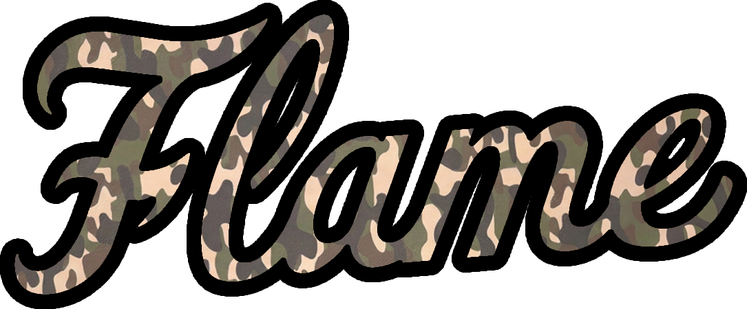 Flame Camo Black