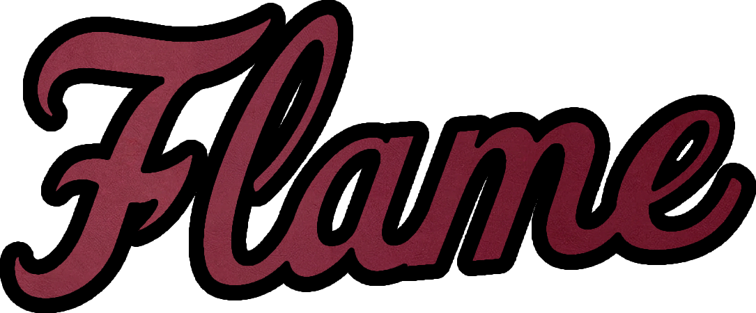 Flame Maroon Black