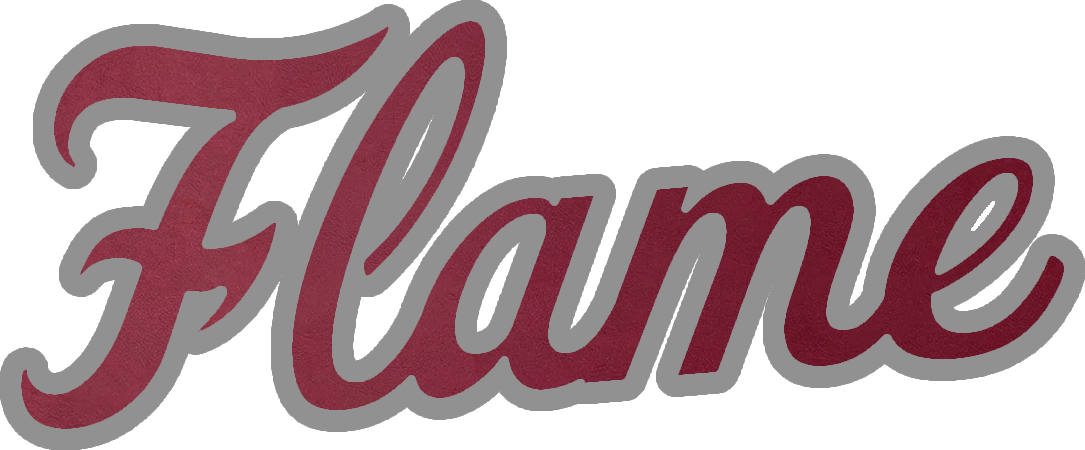 Flame Maroon Silver