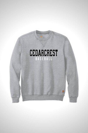 Cedarcrest Baseball and Softball Carhartt® Midweight Crewneck Sweatshirt