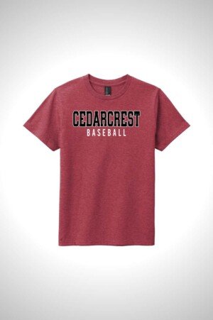 Cedarcrest Baseball and Softball District® Youth Very Important Tee®