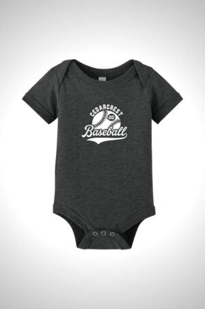 Cedarcrest Baseball and Softball Infant Jersey Short Sleeve One Piece