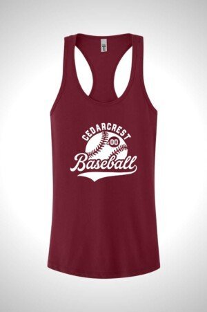 Cedarcrest Baseball and Softball Next Level Apparel® Women’s Ideal Racerback Tank