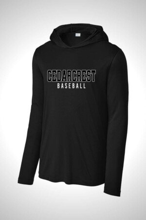 Cedarcrest Baseball and Softball Sport-Tek® Posi-UV® Pro Long Sleeve Hoodie