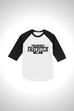 Cedarcrest Baseball and Softball Sport-Tek® Colorblock Raglan Jersey