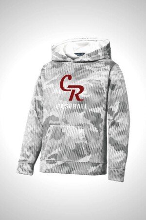Cedarcrest Baseball and Softball Sport-Tek® Youth Sport-Wick® CamoHex Fleece Hooded Pullover
