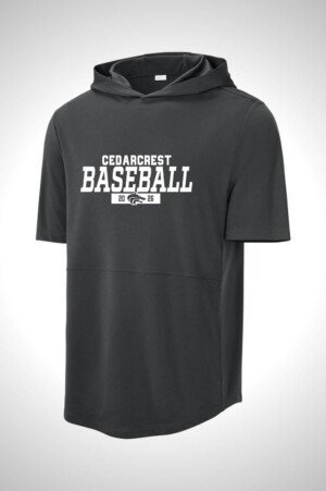 Cedarcrest Baseball and Softball Sport-Tek® Club Short Sleeve Hoodie
