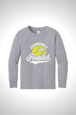 Cedarcrest Baseball and Softball Toddler Jersey Long Sleeve Tee