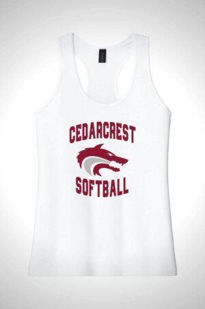 Cedarcrest Baseball and Softball Women’s CVC Racerback Tank