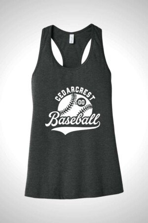Cedarcrest Baseball and Softball Women’s Jersey Racerback Tank
