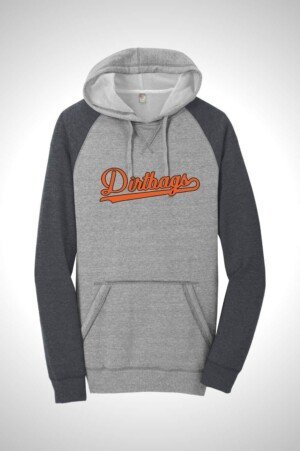 Dirtbags District® Lightweight Fleece Raglan Hoodie