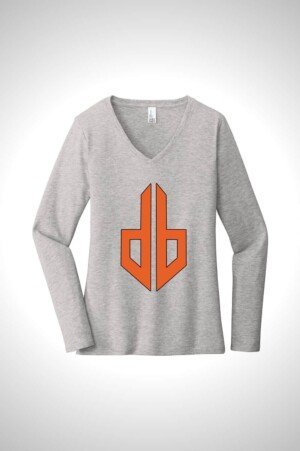 Dirtbags District® Women’s Very Important Tee® Long Sleeve V-Neck