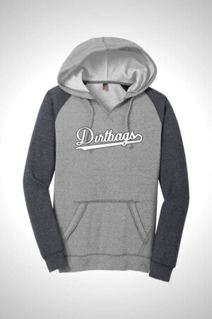 Dirtbags Women’s Lightweight Fleece Raglan Hoodie