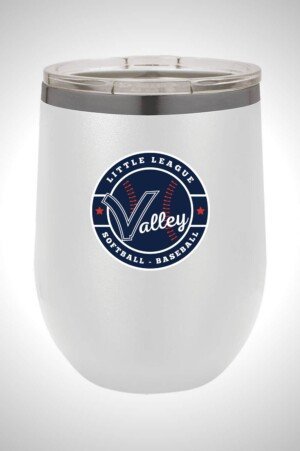 Valley Little League 12 oz. Stemless Wine Tumbler with Lid