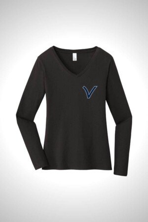 Valley Little League District® Women’s Very Important Tee® Long Sleeve V-Neck