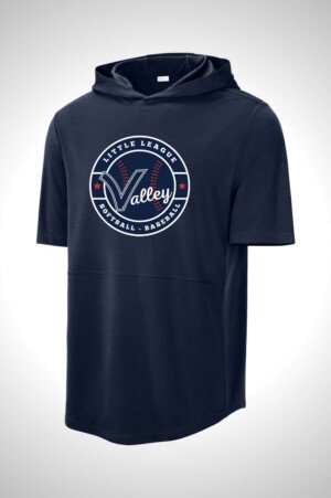 Valley Little League Sport-Tek® Club Short Sleeve Hoodie