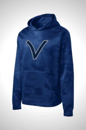Valley Little League Sport-Tek® Youth Sport-Wick® CamoHex Fleece Hooded Pullover