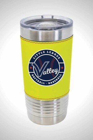 Valley Little League Sports Tumbler with Slider Lid
