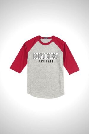 Cedarcrest Baseball and Softball Sport-Tek Youth Colorblock Raglan Jersey