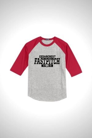 Cedarcrest Baseball and Softball Sport-Tek Colorblock Raglan Jersey