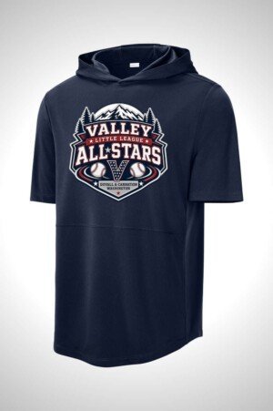 Valley Little League All-Stars Sport-Tek Club Short Sleeve Hoodie
