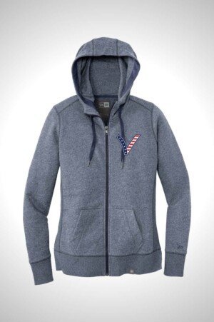 Valley Little League All-Stars New Era Women’s French Terry Full-Zip Hoodie