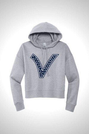 Valley Little League All-Stars District Women’s Modest Crop V.I.T. Fleece Hoodie