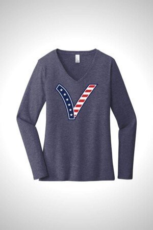 Valley Little League All-Stars District Women’s Very Important Tee Long Sleeve V-Neck