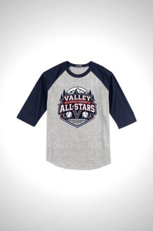 Valley Little League All-Stars Sport-Tek Colorblock Raglan Jersey