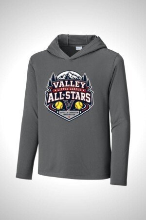 Valley Little League All-Stars Sport-Tek Youth Posi-UV Pro Long Sleeve Hoodie