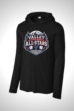 Valley Little League All-Stars Sport-Tek Posi-UV Pro Long Sleeve Hoodie