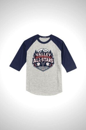 Valley Little League All-Stars Sport-Tek Youth Colorblock Raglan Jersey