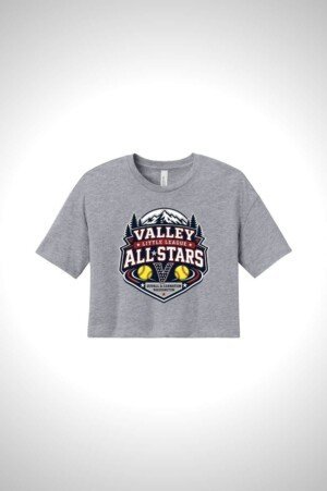 Valley Little League All-Stars Women’s Jersey Crop Tee