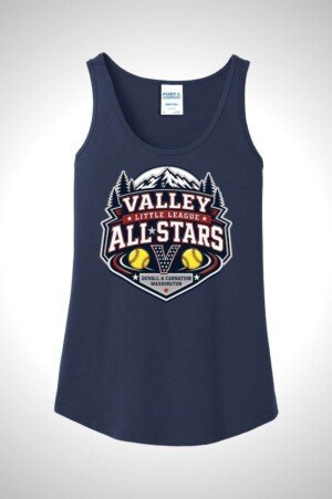 Valley Little League All-Stars Women’s Core Cotton Tank Top