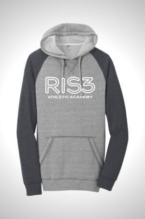 Ris3 District Lightweight Fleece Raglan Hoodie