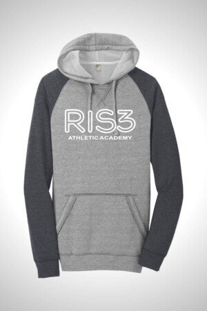 Ris3 District® Lightweight Fleece Raglan Hoodie