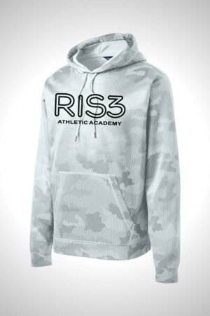 Ris3 Sport-Tek Sport-Wick CamoHex Fleece Hooded Pullover