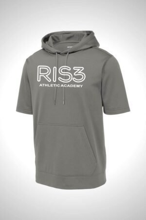 Ris3 Sport-Tek Sport-Wick Fleece Short Sleeve Hooded Pullover