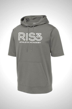 Ris3 Sport-Tek® Sport-Wick® Fleece Short Sleeve Hooded Pullover