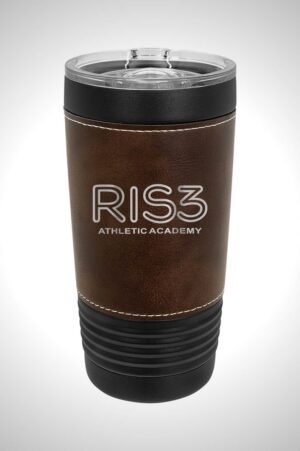 RIS3 20 oz. Leather Tumbler with Slider Lid