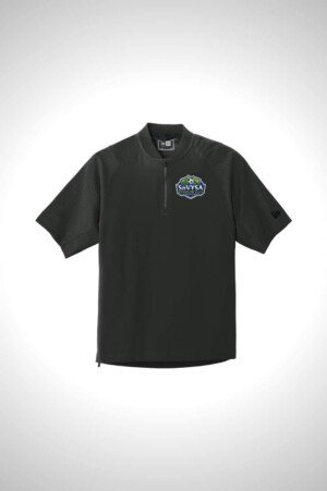 Snoqualmie Valley Youth Soccer Association New Era Cage Short Sleeve 1/4-Zip Jacket