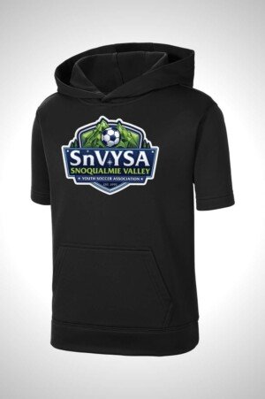 Snoqualmie Valley Youth Soccer Association Sport-Tek Sport-Tek Youth Sport-Wick Fleece Short Sleeve Hooded Pullover