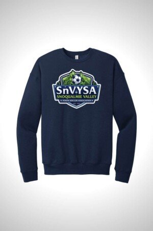 Snoqualmie Valley Youth Soccer Association BELLA+CANVAS Unisex Sponge Fleece Drop Shoulder Sweatshirt
