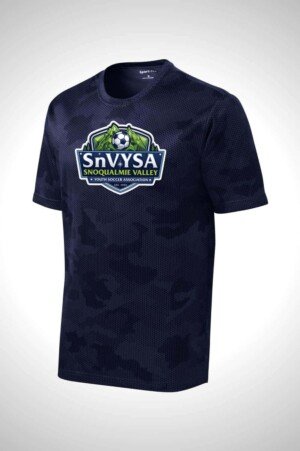 Snoqualmie Valley Youth Soccer Association Sport-Tek Youth CamoHex Tee