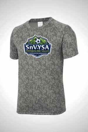 Snoqualmie Valley Youth Soccer Association Sport-Tek Youth Digi Camo Tee