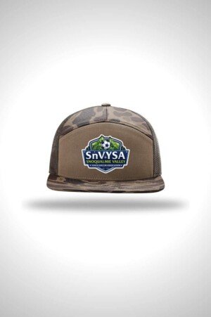 Snoqualmie Valley Youth Soccer Association Richardson Printed 7-Panel Trucker