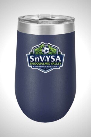 Snoqualmie Valley Youth Soccer Association 16 oz. Stemless Wine Tumbler with Lid