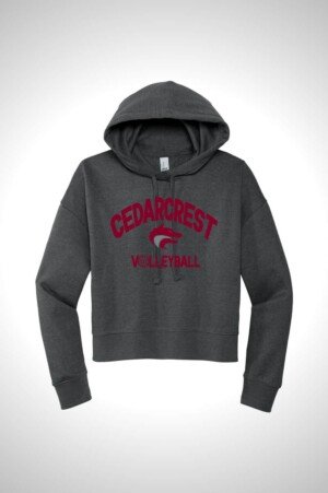 CHS Volleyball District Women’s Modest Crop V.I.T. Fleece Hoodie