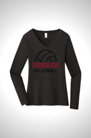 CHS Volleyball District Women’s Very Important Tee Long Sleeve V-Neck