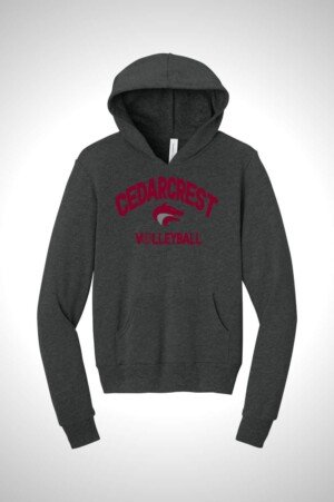 CHS Volleyball Youth Sponge Fleece Pullover Hoodie
